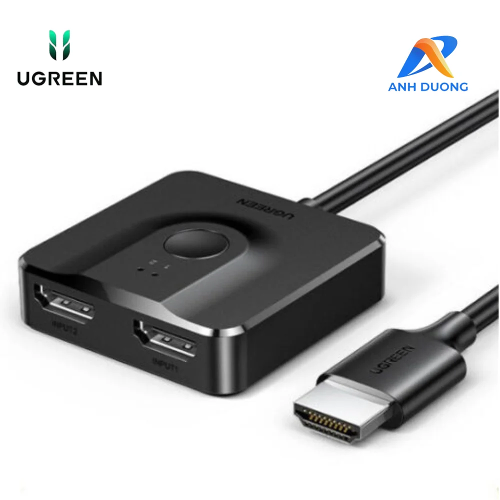 Bộ chia HDMI 1 ra 2 chuyển mạch Ugreen (70607)