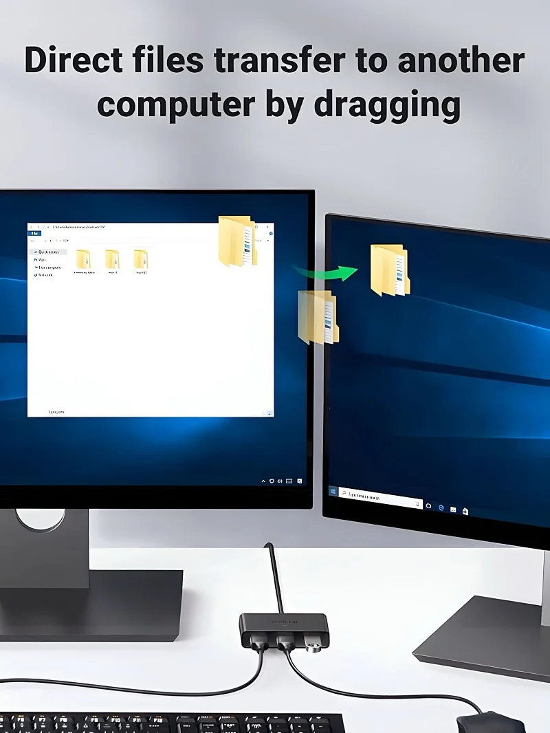 Bộ chia hub USB 2.0 chia sẽ dữ liệu 2 vào 3 ra màu đen Ugreen (10935) — ảnh 3