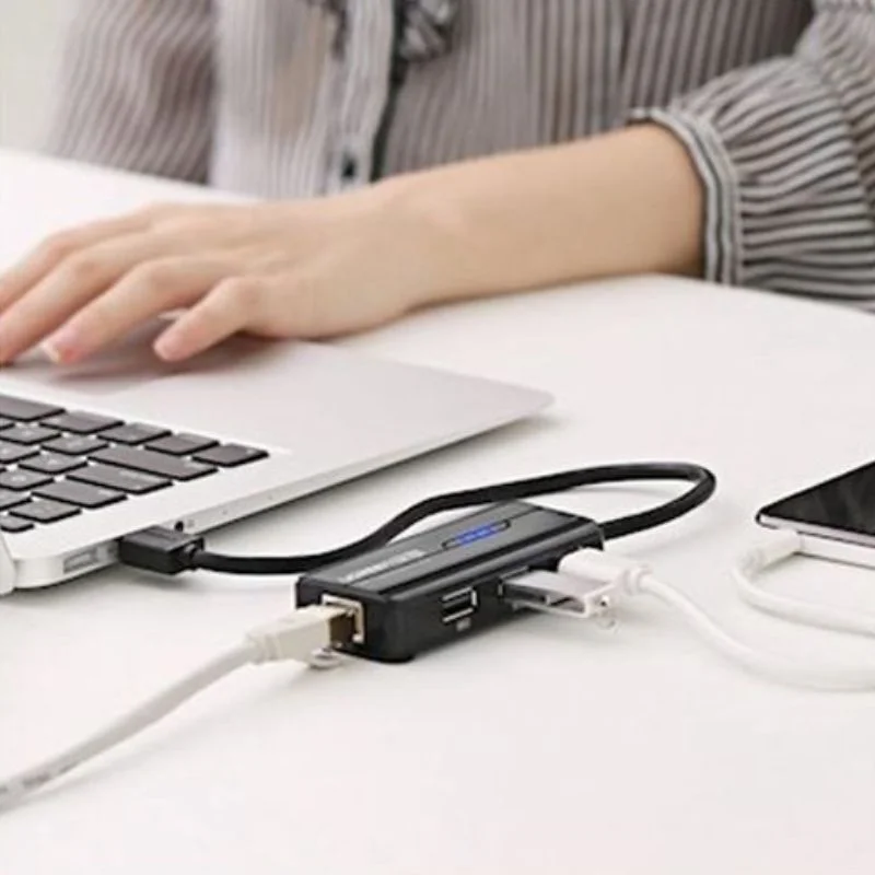 Bộ chia Hub USB 2.0 có 3 cổng USB 3.0 và Lan Ugreen (20264) — ảnh 6