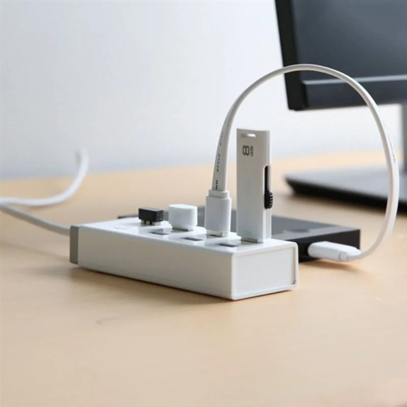 Bộ chia Hub USB 3.0 7 cổng kèm nguồn ngoài 12V tích hợp BC1.2 Ugreen (20296) — ảnh 3