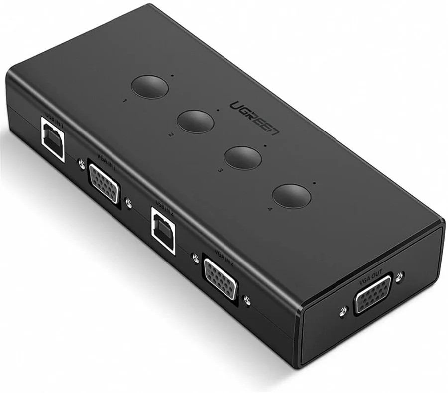 Bộ Chia Hub USB 4 Vào 1 Ra KVM Ugreen (50280)