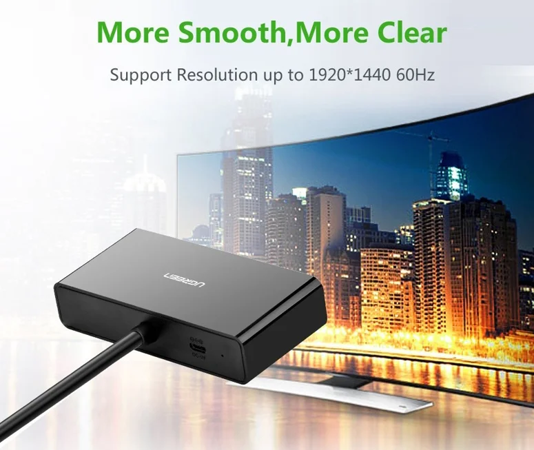 Bộ chia VGA 1 ra 2 cổng Ugreen (20918)