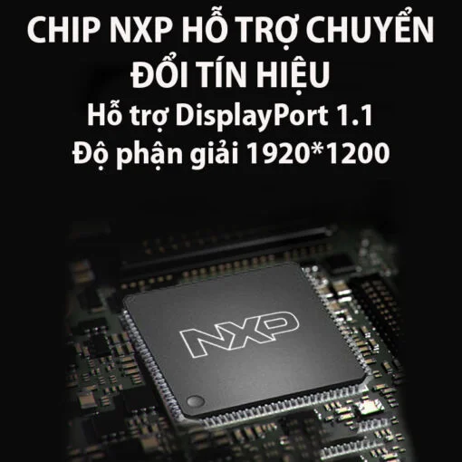 Bộ chuyển đổi có chipset Displayport sang DVI, 15cm Ugreen (20405)
