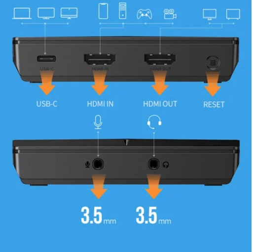 Bộ chuyển đổi có chipset ghi hình hỗ trợ mic từ cổng HDMI Ugreen (10936)