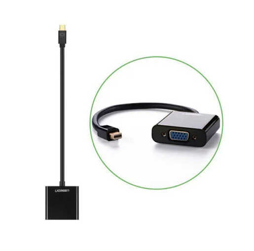 Bộ chuyển đổi có chipset mini DisplayPort sang VGA hỗ trợ 1920*1080 Ugreen ( 10459)
