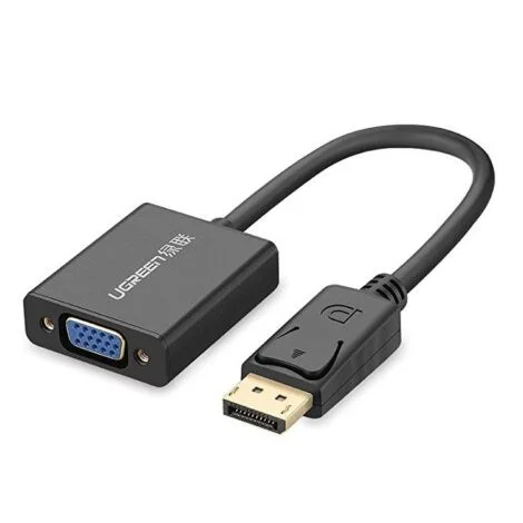 Bộ chuyển đổi DisplayPort sang VGA màu đen xám Ugreen (20414)