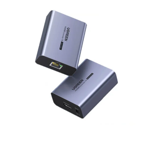 Bộ chuyển đổi HDMI qua cáp mạng Cat5,6 (70m) hỗ trợ 1080p Ugreen (20519)