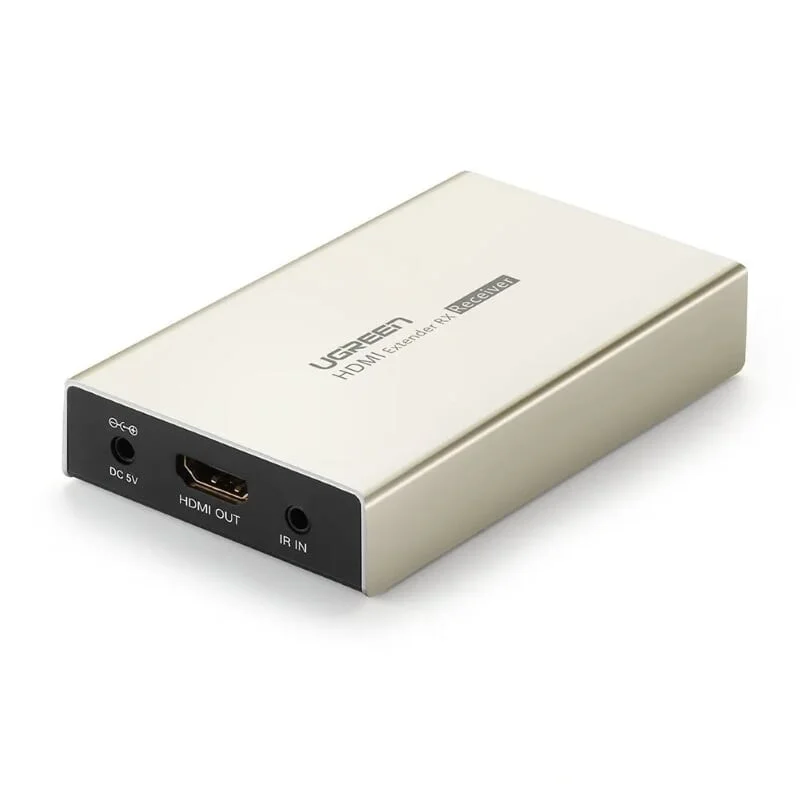 Bộ chuyển đổi HDMI ra dây mạng Cat5e/6 bộ nhận Ugreen (30945)