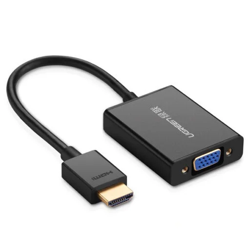 Bộ chuyển đổi HDMI sang VGA + 3.5mm + Micro USB màu đen Ugreen 40233