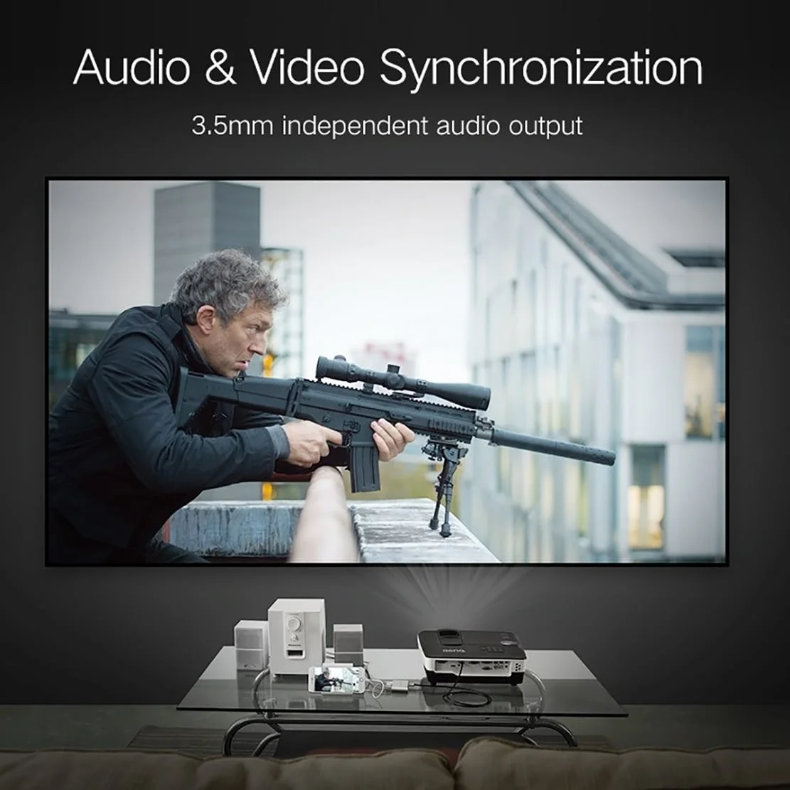 Bộ chuyển đổi lighting sang HDMI và VGA màu bạc Ugreen ( 30522)