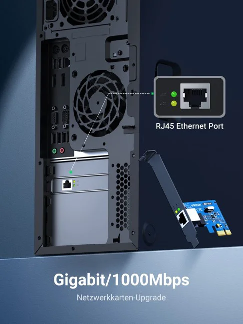 Bộ chuyển đổi PCI express sang cổng USB 3.0 và cổng mạng Ugreen (30771) — ảnh 2