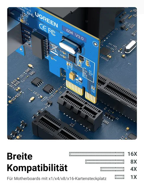 Bộ chuyển đổi PCI express sang cổng USB 3.0 và cổng mạng Ugreen (30771)