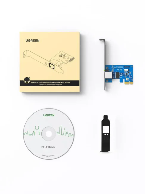 Bộ chuyển đổi PCI express sang cổng USB 3.0 và cổng mạng Ugreen (30771)
