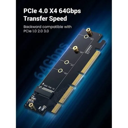 Bộ chuyển đổi PCIe 4.0 sang M2 Nvme Ugreen (30715)