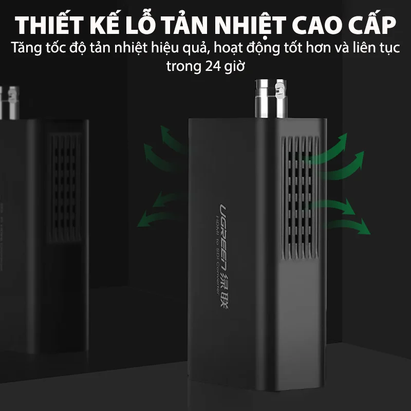 Bộ chuyển đổi SDI sang HDMI có âm thanh Ugreen (40965)