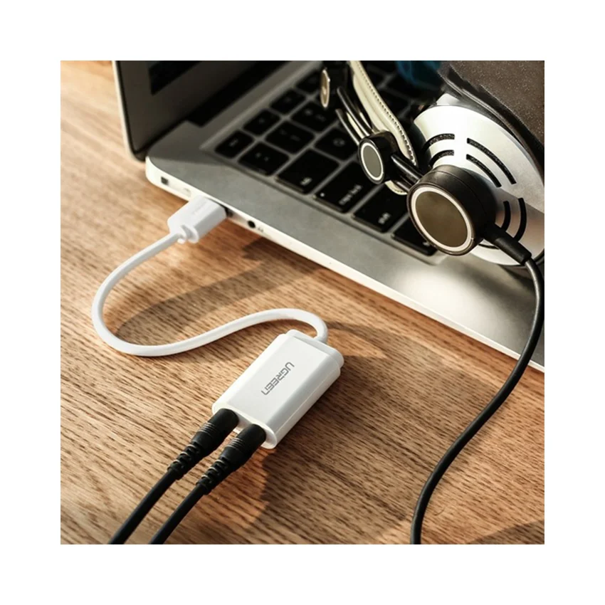 Bộ chuyển đổi USB 2.0 sang AV3.5mm Ugreen (30143)