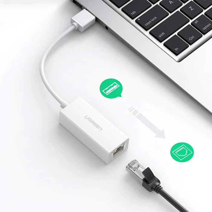 Bộ chuyển đổi USB 2.0 sang cổng mạng 10/100 Mbps Network Adapter Ugreen (20253)