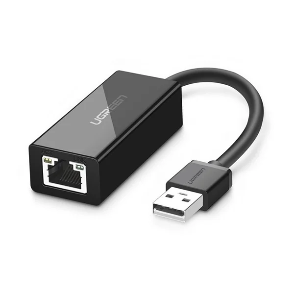Bộ chuyển đổi USB 2.0 sang cổng mạng 10/100 Mbps Network Adapter, vỏ ABS Ugreen (20254)