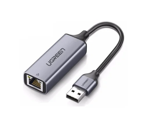 Bộ chuyển đổi USB 3.0 Gigabit Ethernet màu xám Ugreen (50922)