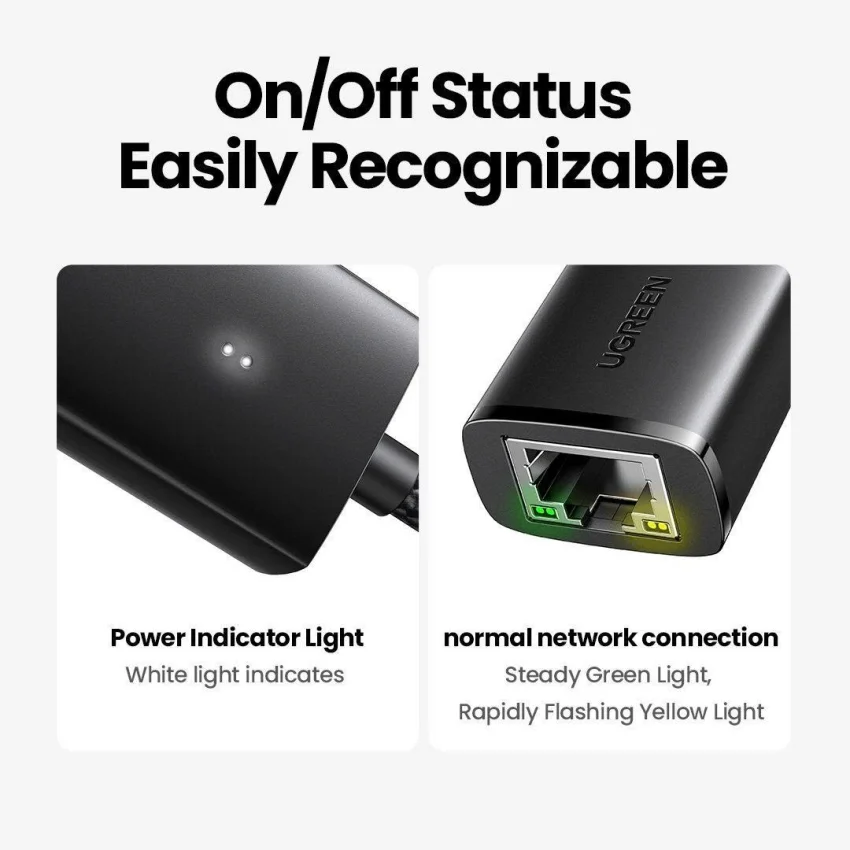 Bộ chuyển đổi USB 3.0 sang LAN 1.0Gbps UGREEN 15636 — ảnh 3