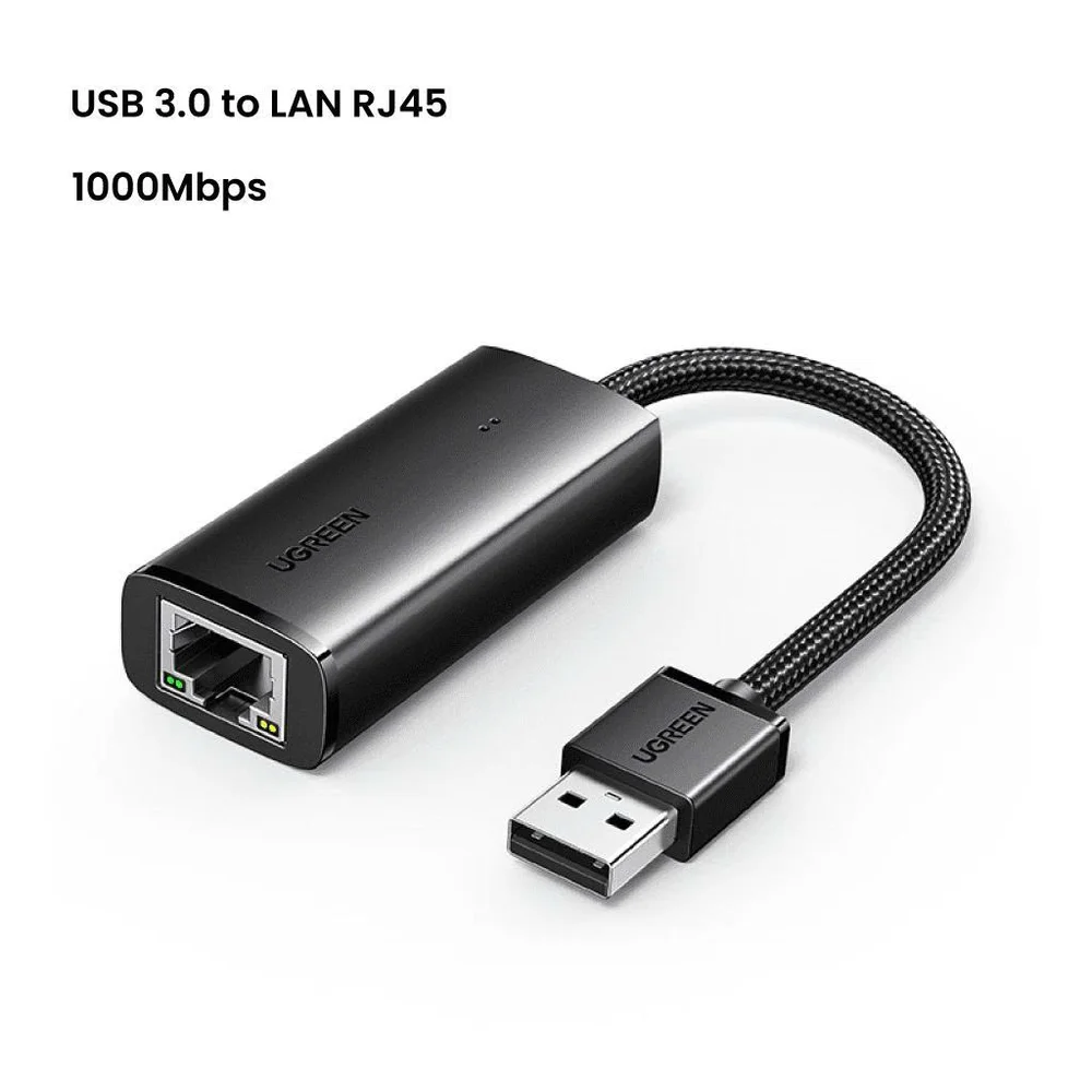 Bộ chuyển đổi USB 3.0 sang LAN 1.0Gbps UGREEN 15636