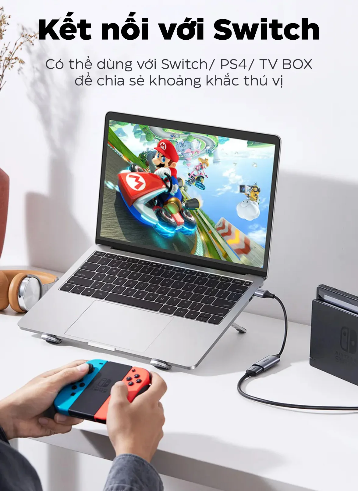 Bộ chuyển đổi USB-C có chipset ghi hình từ cổng HDMI Ugreen (40189)