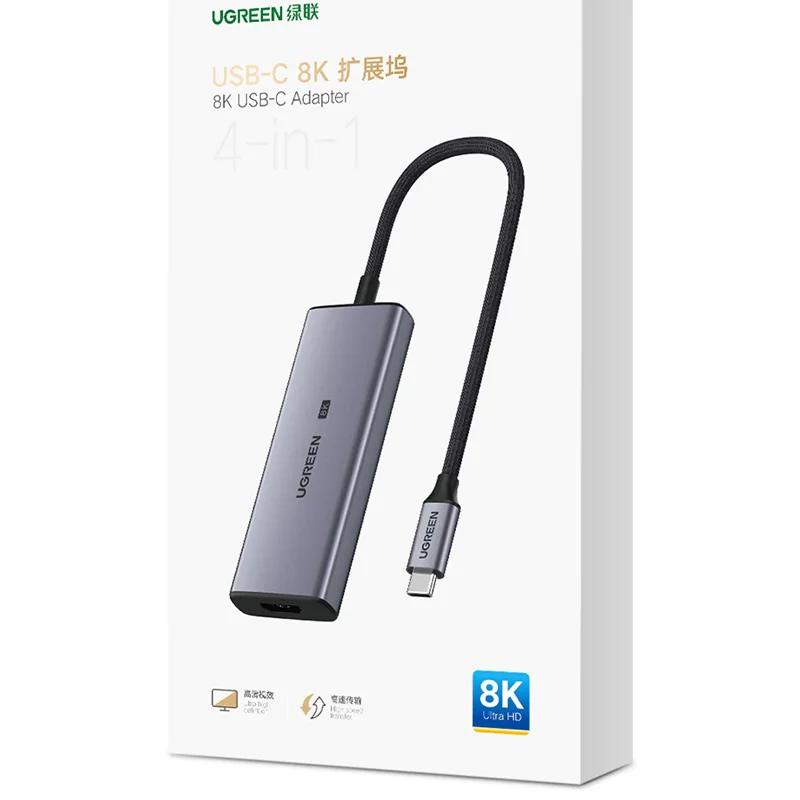 Bộ chuyển đổi USB -C sang 3*USB 3.0 + HDMI hỗ trợ 8K Ugreen (50629) — ảnh 5