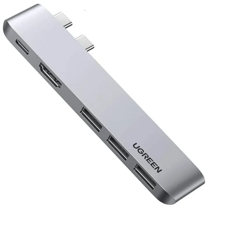 Bộ chuyển đổi USB-C sang 3*USB 3.0+HDMI+SD&TF Ugreen (60559)