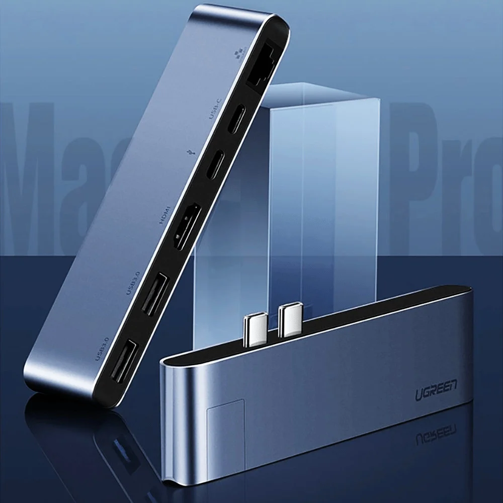 Bộ chuyển đổi USB C sang HDMI USB3.0 cổng mạng dùng cho máy tính Ugreen ( 50984)
