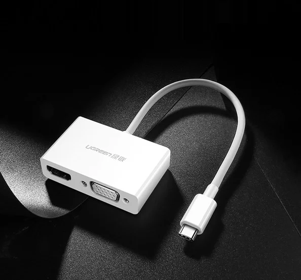 Bộ chuyển đổi USB-C sang HDMI + VGA Ugreen (30843)