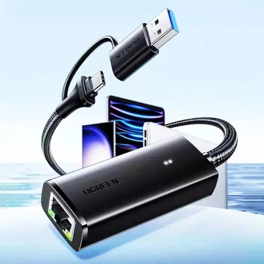 Bộ Chuyển Đổi USB-C/USB-A sang LAN 1.0Gbps UGREEN 15638 — ảnh 3