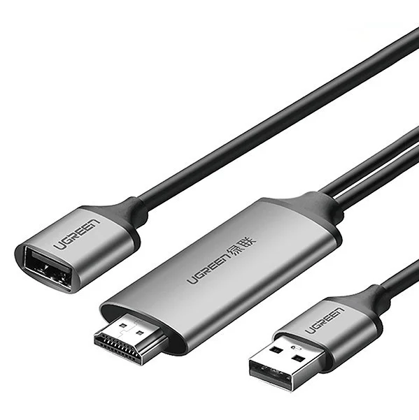 Bộ chuyển đổi USB sang HDMI màu xám Ugreen (50291)