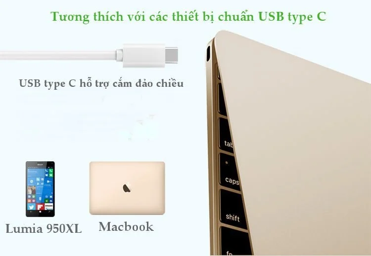 Bộ chuyển đổi USB Type-C 3.1 sang USB 3.0 + HDMI +USB 3.1 Ugreen (30377) — ảnh 5