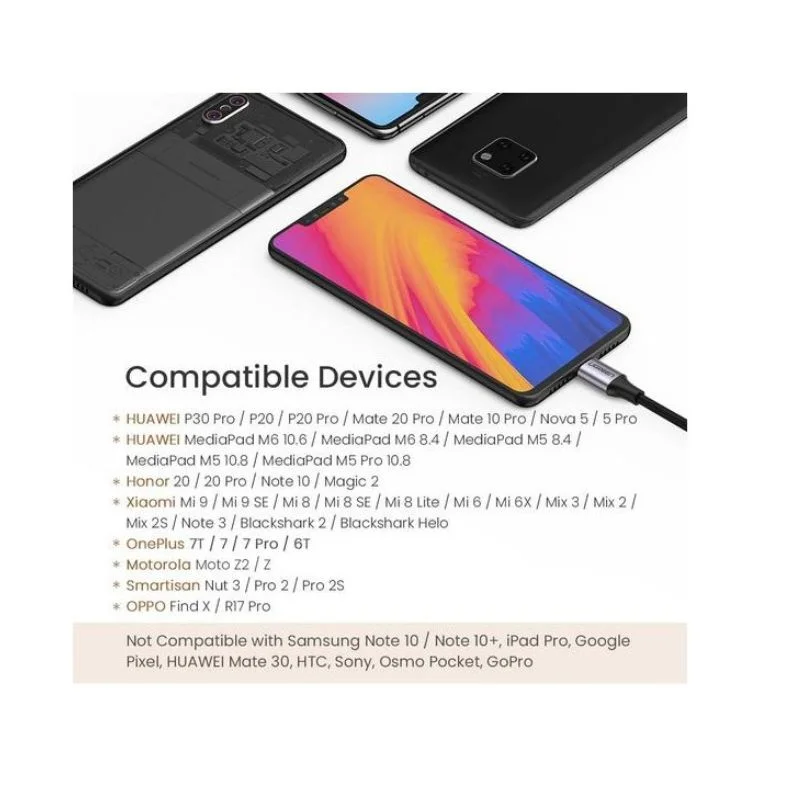 Bộ chuyển đổi USB Type C sang 2 cổng Audio 3.5mm Ugreen (tai nghe và mic) dài 20cm Ugreen (30732) — ảnh 5