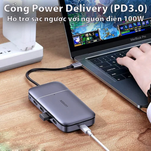 Bộ chuyển đổi USB Type-C sang HDMI và USB 3.1 gen 2 và M.2 Ugreen (70449) — ảnh 4