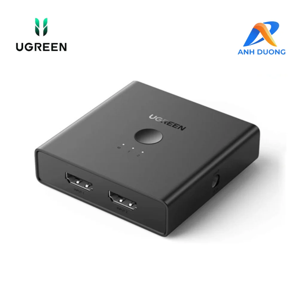 Bộ chuyển mạch HDMI 2.0 2 cổng vào 2 cổng ra Ugreen (70689)