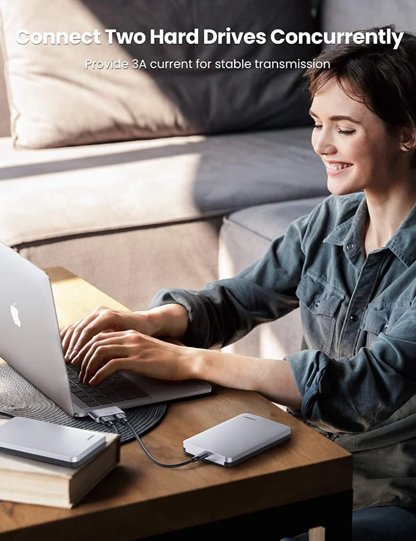 Bộ chuyển Type C sang USB cho Macbook UGREEN 10913 — ảnh 2