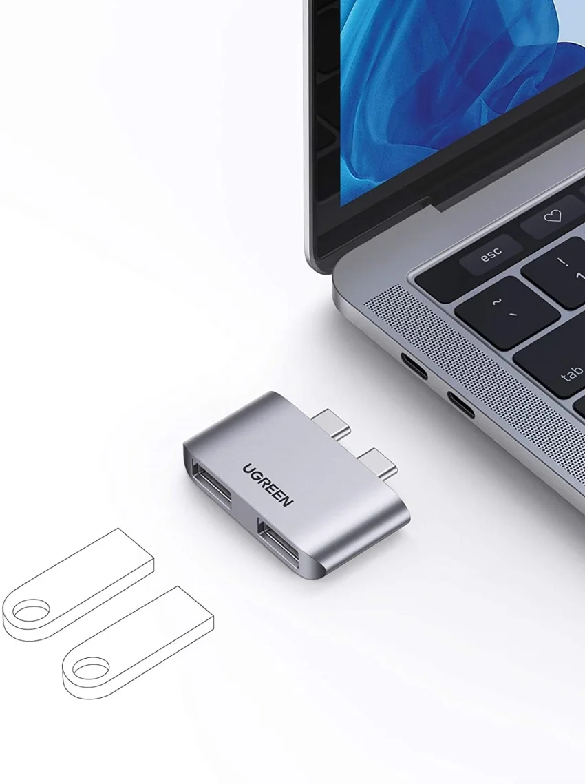 Bộ chuyển Type C sang USB cho Macbook UGREEN 10913 — ảnh 6