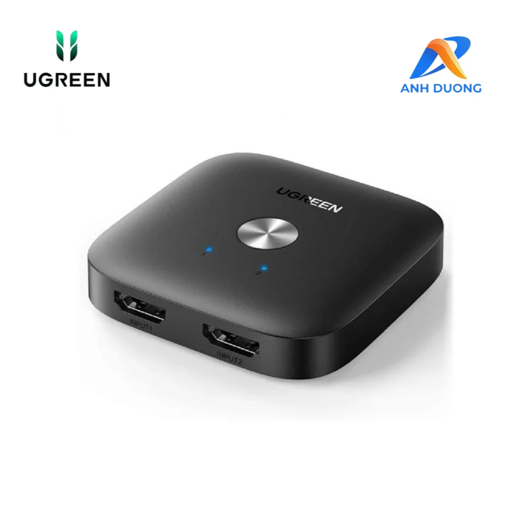 Bộ gộp HDMI 2 vào 1 ra hỗ trợ 4Kx2K 60hz Ugreen (80126)