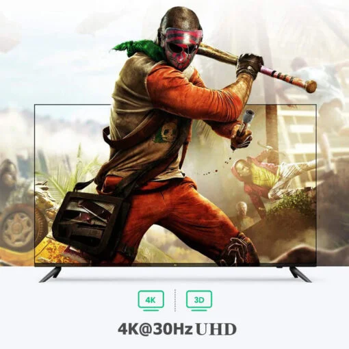 Bộ gộp HDMI 4K30Hz 3x1, 3 vào 1 màu đen Ugreen (80125) — ảnh 4