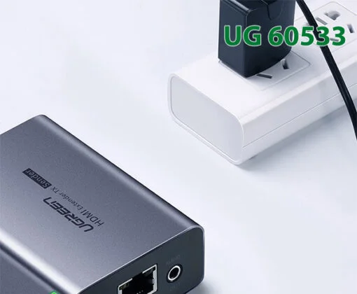 Bộ kéo dài VGA 100m qua cáp mạng Cat5,6 có điều khiển IR, màu đen Ugreen (60533) — ảnh 5