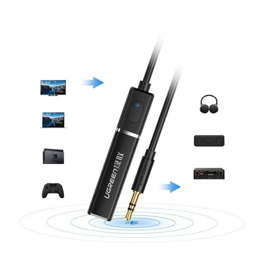 Bộ phát âm thanh Bluetooth 4.2 chuẩn 3.5mm, màu đen Ugreen (40761) — ảnh 2
