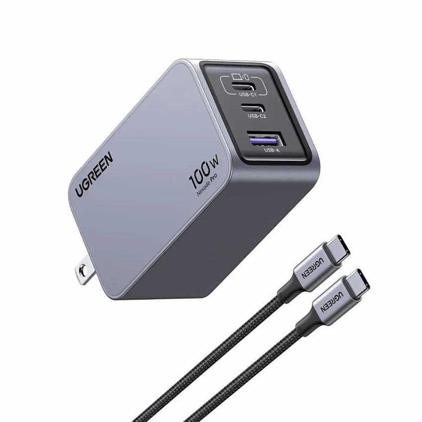 Bộ sạc GaN UGREEN 100W Nexode Pro X757 2C1A — ảnh 2