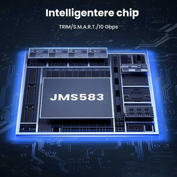 Box ổ cứng SSD M.2 NVMe USB Type-C 3.2 GEN2 tốc độ 10Gbps Ugreen 15511 cao cấp (Max 4TB) — ảnh 5