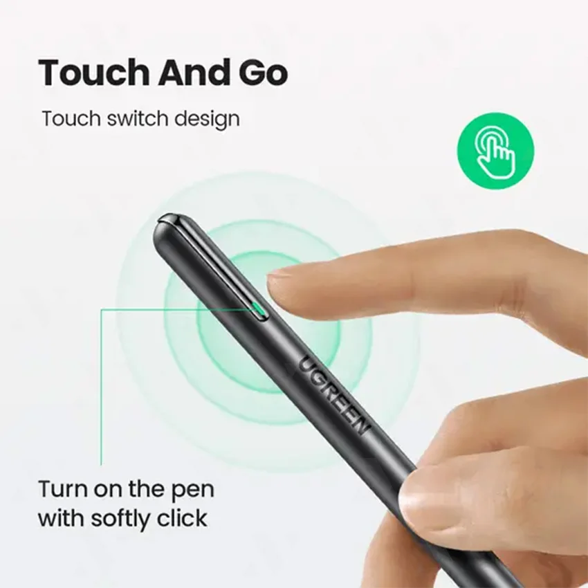 Bút cảm ứng không dây dùng cho Ipad, màu đen Ugreen (50678) — ảnh 2