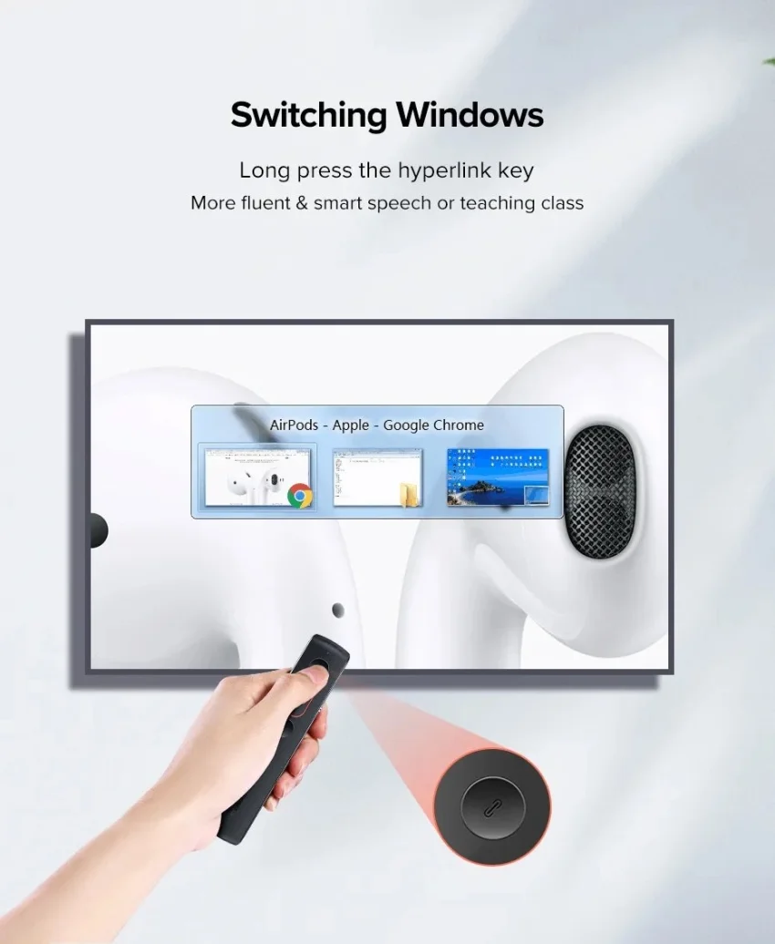 Bút trình chiếu không dây 2.4Ghz Ugreen 60795 — ảnh 10
