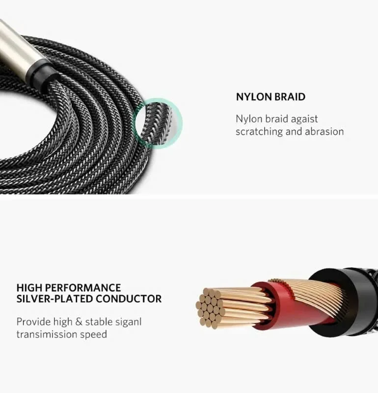 Cáp âm thanh 2 đầu 6.5mm dương cao cấp dài 1.5M Ugreen (40810) AV128 — ảnh 10