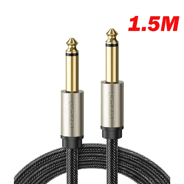 Cáp âm thanh 2 đầu 6.5mm dương cao cấp dài 1.5M Ugreen (40810) AV128