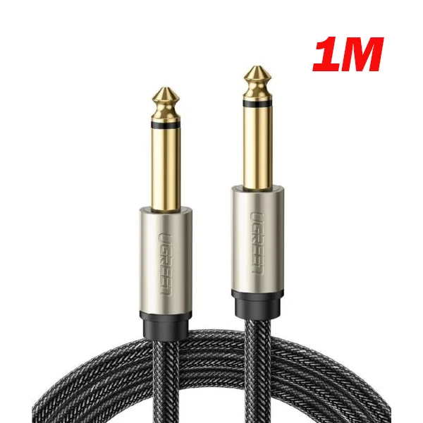 Cáp âm thanh 2 đầu 6.5mm dương cao cấp dài 1M Ugreen (40809) AV128