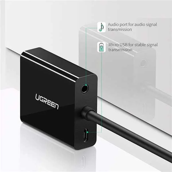 Cáp chuyển đổi HDMI sang VGA có âm thanh Ugreen 20694 chính hãng — ảnh 3